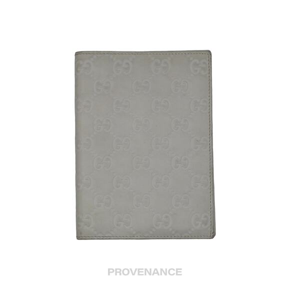🔴 Gucci Notebook Cover - Ivory Guccissima Leather - Picture 1 of 7